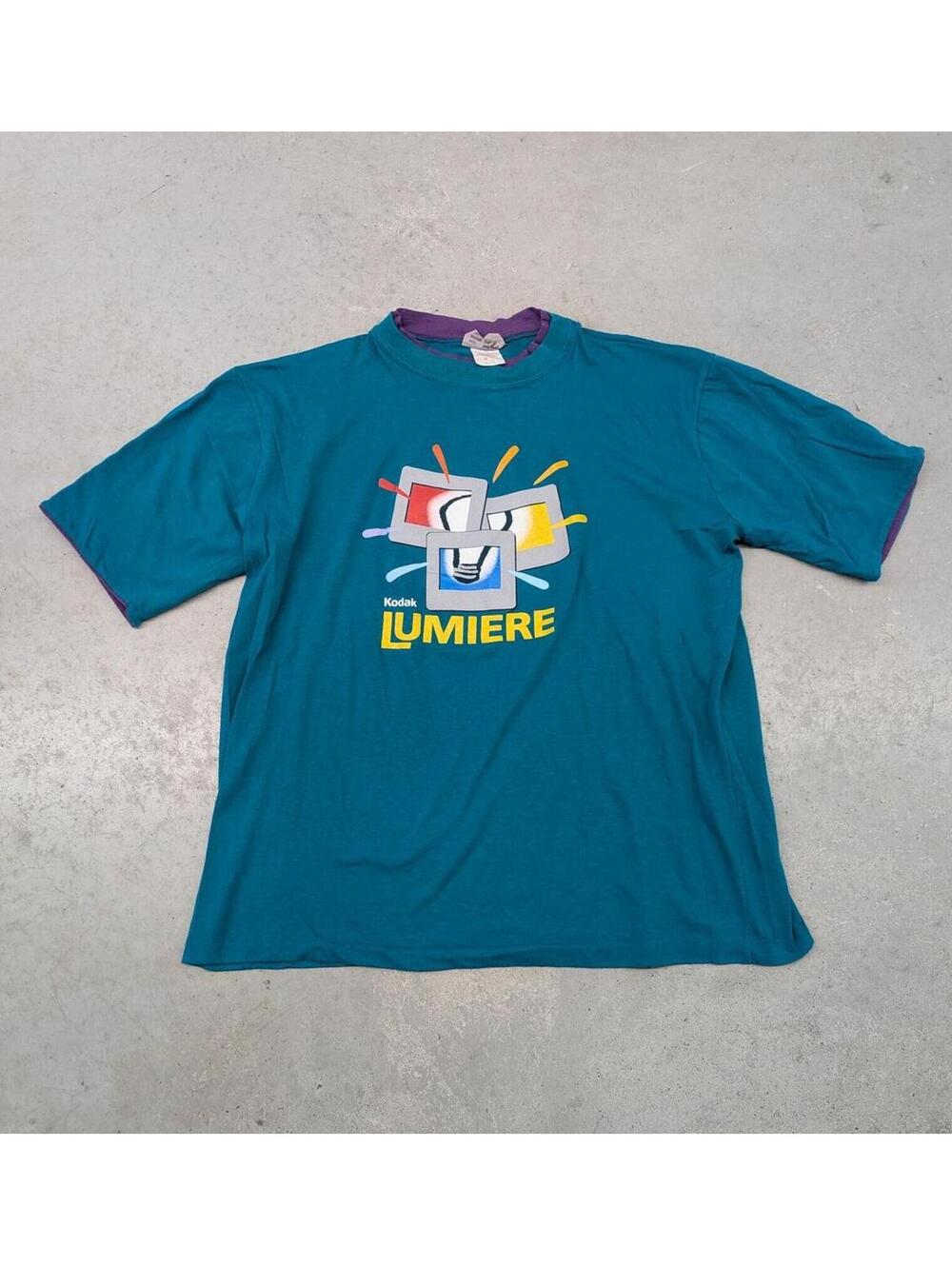 Vintage 90s Kodak Lumiere Camera Promo Boxy T-shirt